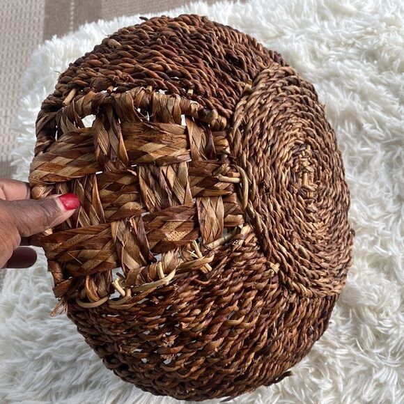 World Market Wicker Weaved Basket - Picture 4 of 4